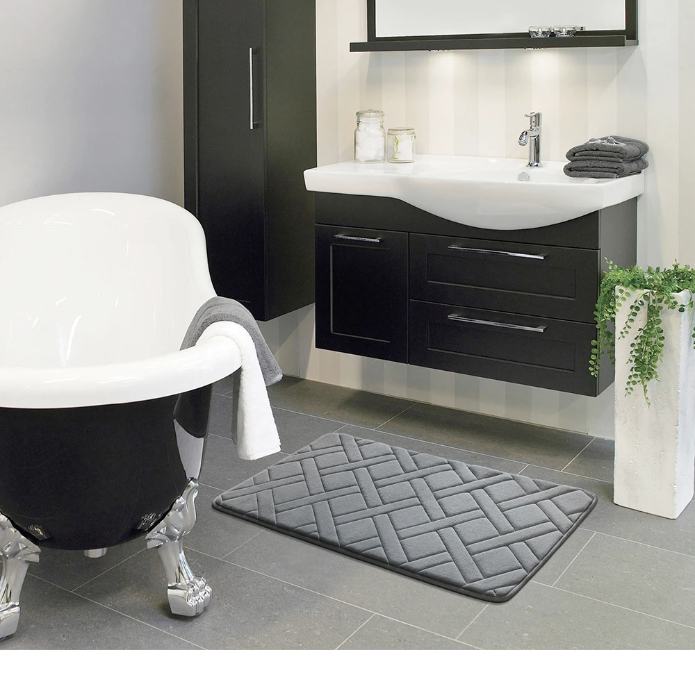 Высокое качество 40x60 см прямоугольник Коврик для ванной комнаты спальни Нескользящие коврики пена ковер для душа для ванной кухни спальни ZA-002