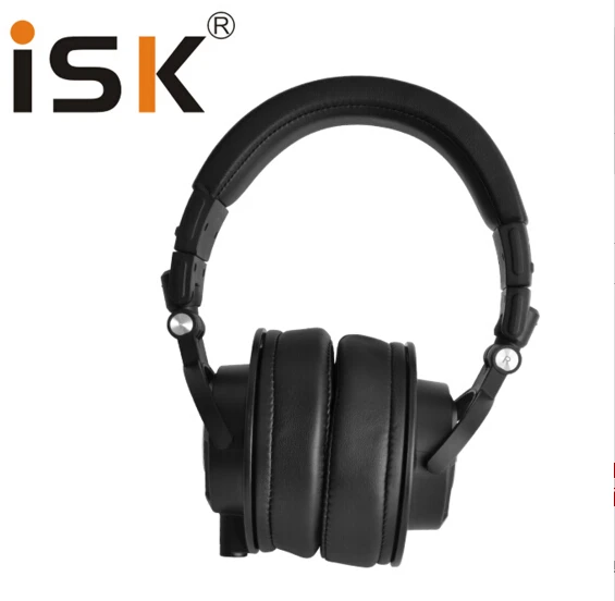 ISK MDH9000 полностью закрытый монитор наушников для DJ/аудио смешивания/запись студия мониторинга с 3 м пружинная линия