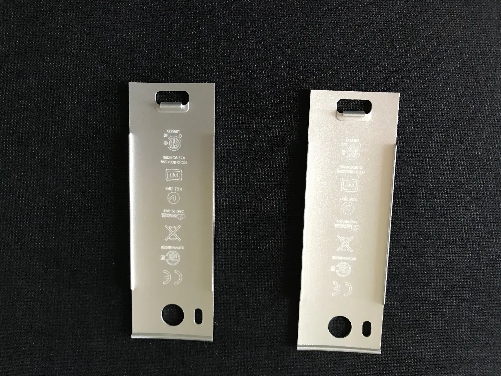 Tapa de aluminio plateado para ratón, 2 unids/lote, MB829LL/A A1296, tapa trasera de batería para Apple Mac, ratón mágico inalámbrico