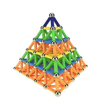 

Magnetic Material Bars Model Building Kits Constructor Metal Balls Blocks Designer Toys Learning Education toy Magnet accessorie