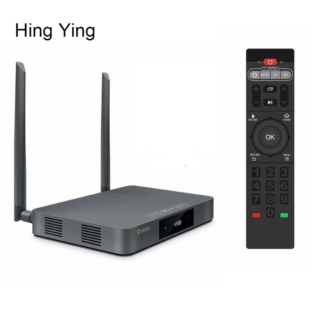 ZIDOO X9S TV BOX Android 6.0 + OpenWRT(NAS) Realtek RTD1295 2G/16G Dual WIFI Bluetooth 1000M LAN Media Player W/ Remote Control