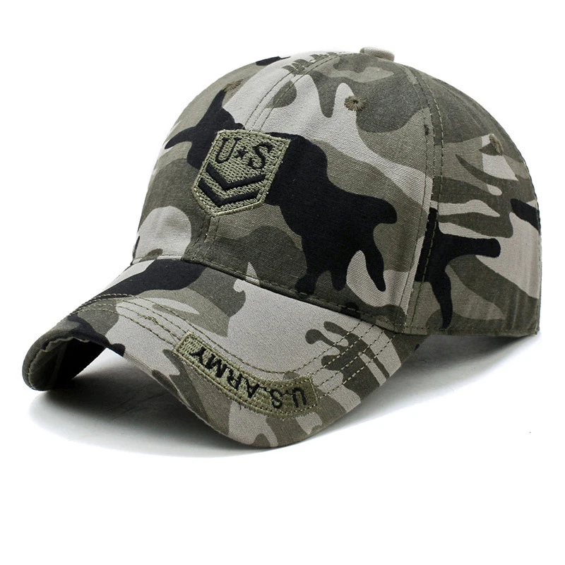 Unisex Tactical Camo Baseball Cap Hunting Airsoft Camouflage Caps Combat Hats For Outdoor Sports | Спорт и развлечения