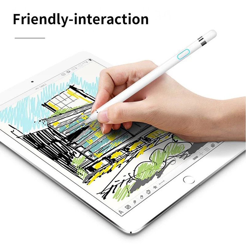 2018 new For Apple Pencil capacitance pen High-precision touch Pen For iPhone X 8 iPad Pro mini For Samsung S9 xiaomi all phone