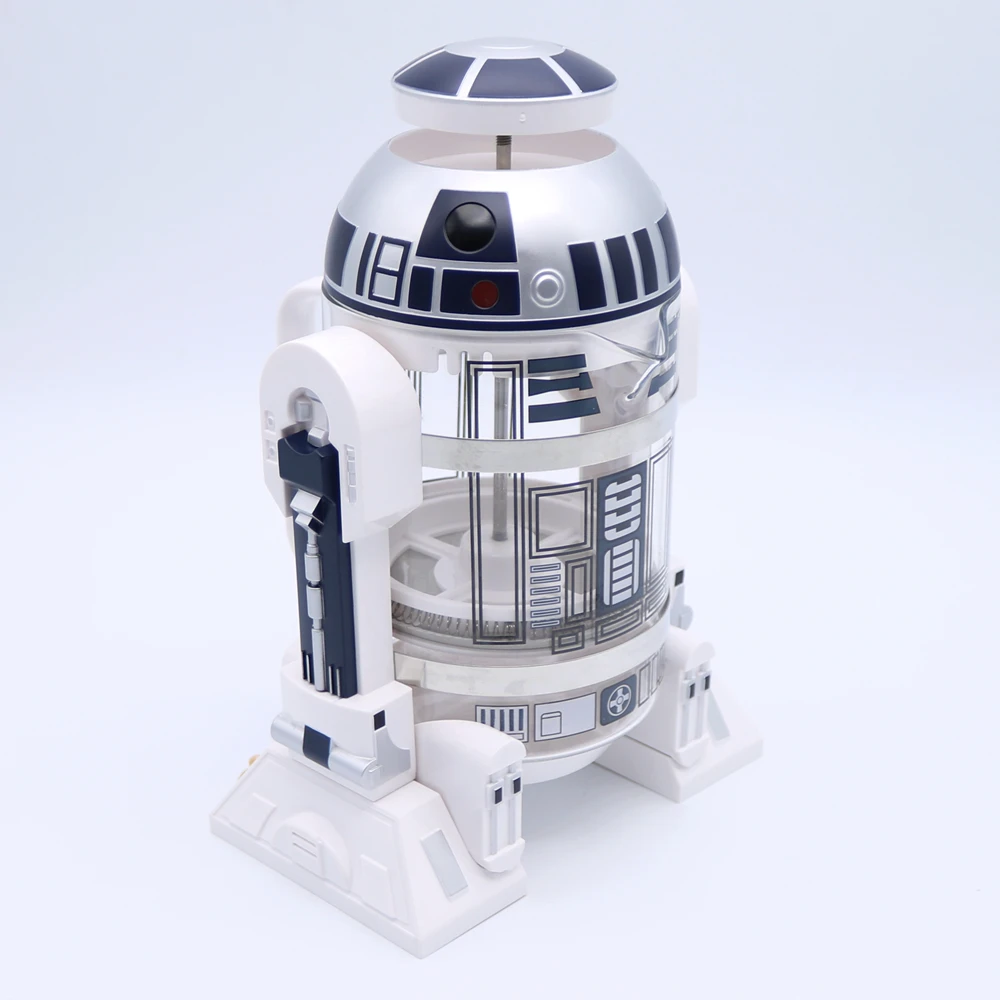 960 мл Домашний Мини Звездные войны R2-D2 ручная Кофеварка французский прессованный кофейник