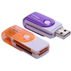 SR-lector de tarjetas USB multifunción, todo en 1, 4 en 1, SD, TF, MS, M2, lector inteligente de tarjetas de memoria para ordenador portátil de escritorio ► Foto 2/6