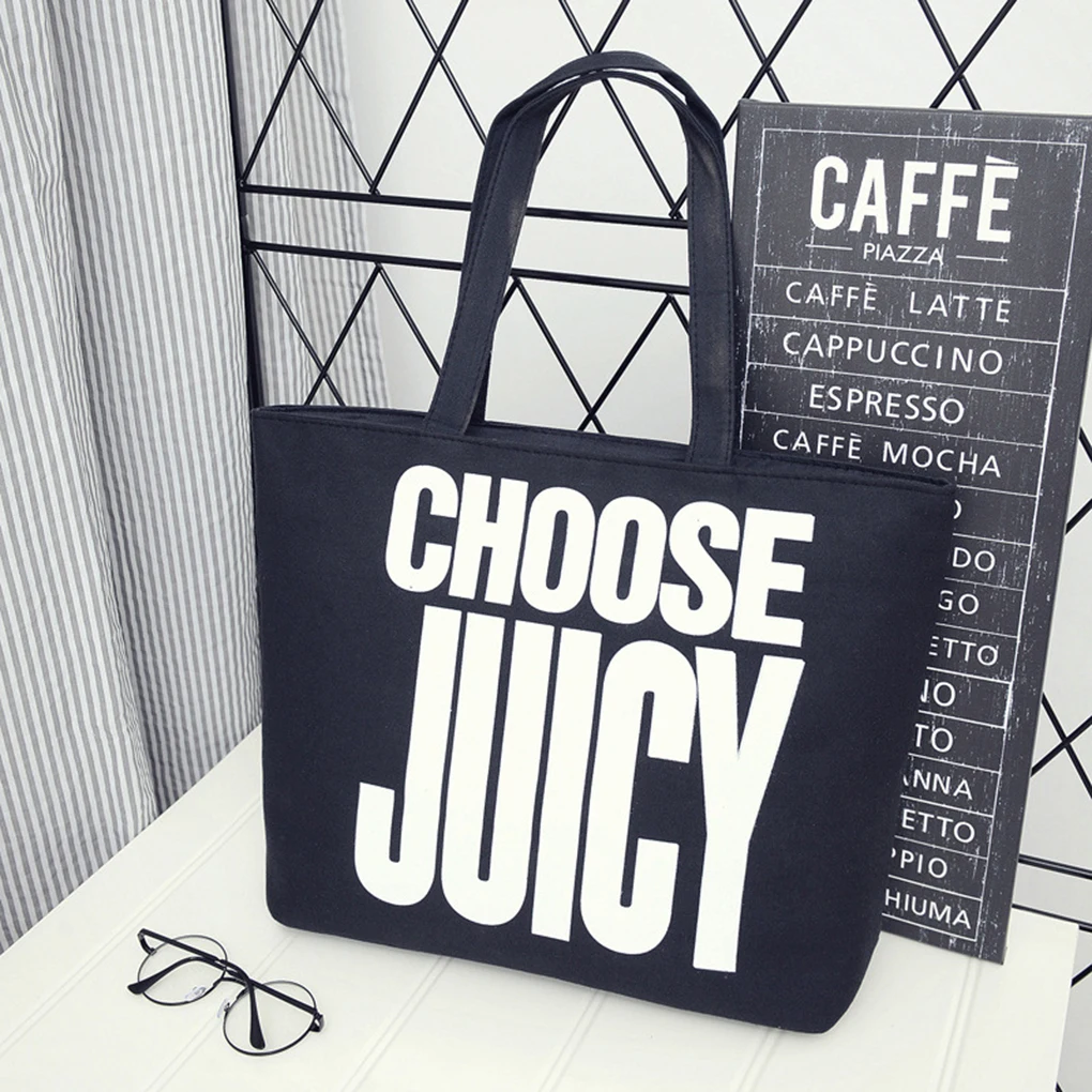 

Women Adorable Shoulder Bag Canvas Material Girl Crossbody Bag Lady Shopping Handbag Dual Straps