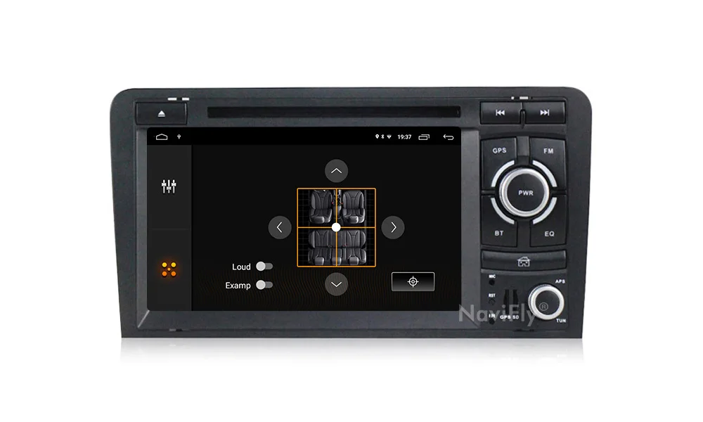 Discount Navifly! 2G+32G Android 9.1 2din Car dvd radio audio GPS Navigation For Audi A3 S3 2002-2011 car multimedia player WIFI BT RDS 20