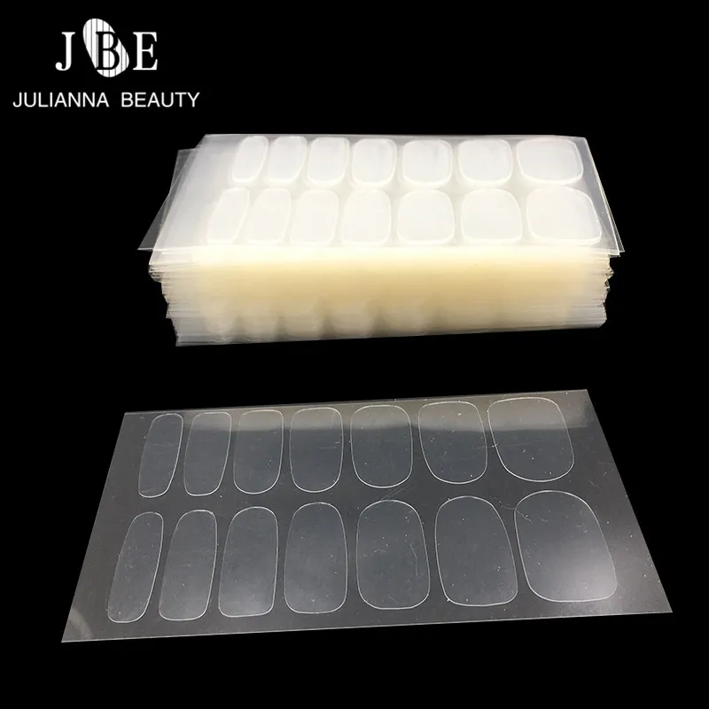 Etiqueta do Unha Base de Cobertura Cuidados com a Pelagem Proteger os Dedos Guarda Cola Peel Gel uv Polonês Completa Limpar Conveniente Adereços 100 Pcs