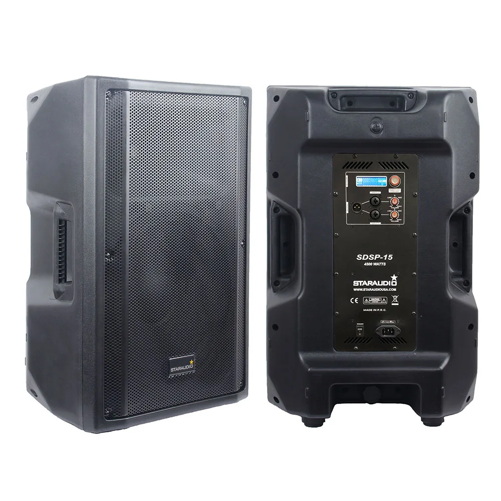 STARAUDIO 4500 Вт 15 &quot4 Ом активный сценический динамик PA для дискотеки DSP DJ стойка 2CH UHF