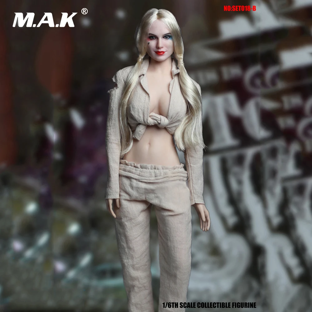 SET018 B 1/6 весы женской &quot Харли Квинн &quotтюремная Одежда наборы для ухода за кожей и