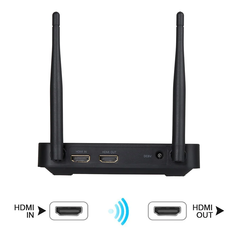 New Hot Wireless HDMI Extender Adapter 328Ft Transmitter Receiver 1080P 3D Video for Laptop PC Projector 8