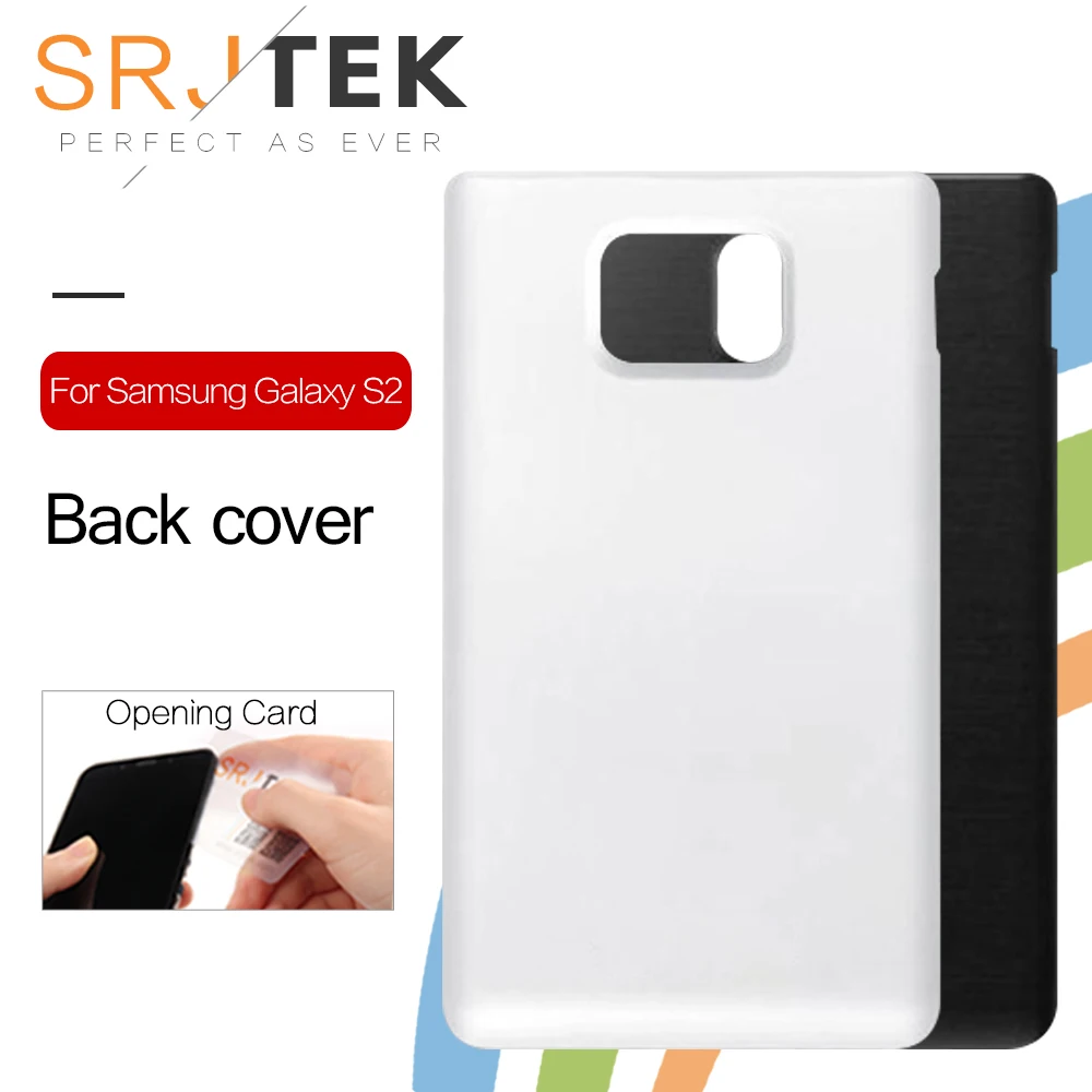 SRJTEK Корпус задняя крышка для Samsung Galaxy S2 II батарея двери чехол i9100 I9105 I9100P I9105P