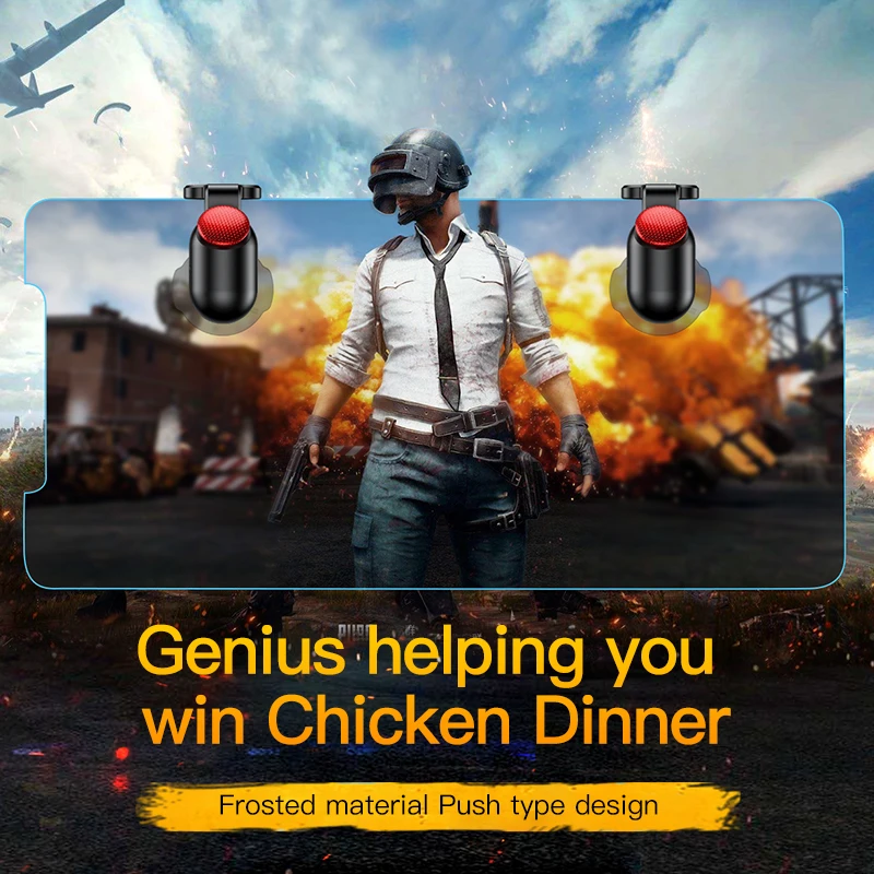 Baseus для Pubg игровой геймпад L1 R1 триггер iPhone XR Xs Max Aim Fire кнопка 4 0 6 5 дюймов Мобильный