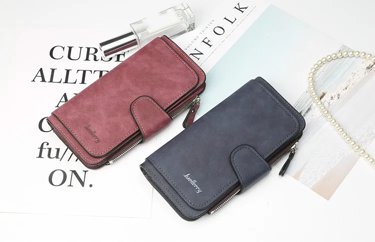 Women Casual Luxury Leather Card Holder Clutch Wallet