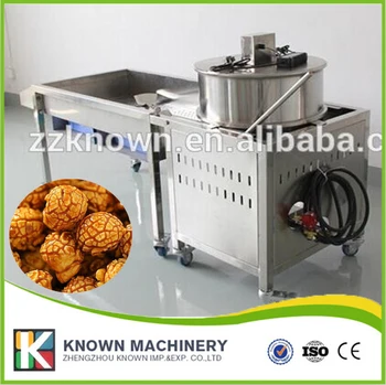

Best seller stainless steel gas Ball Popcorn maker Machine