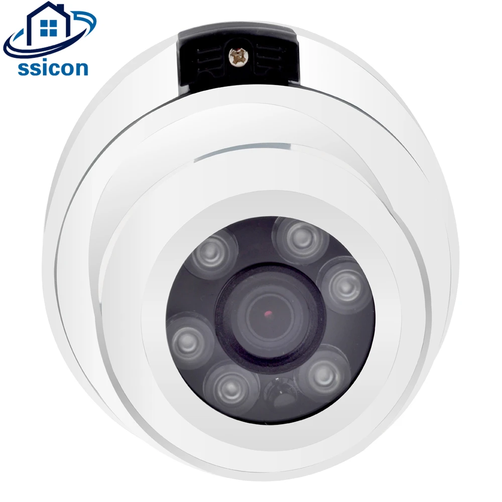 SSICON 5MP купол AHD Камера SONY326 CMOS Сенсор 3,6 мм объектив 6 шт. массив светодиодов Ночное видение Vandalproof аналогового видеонаблюдения Камера