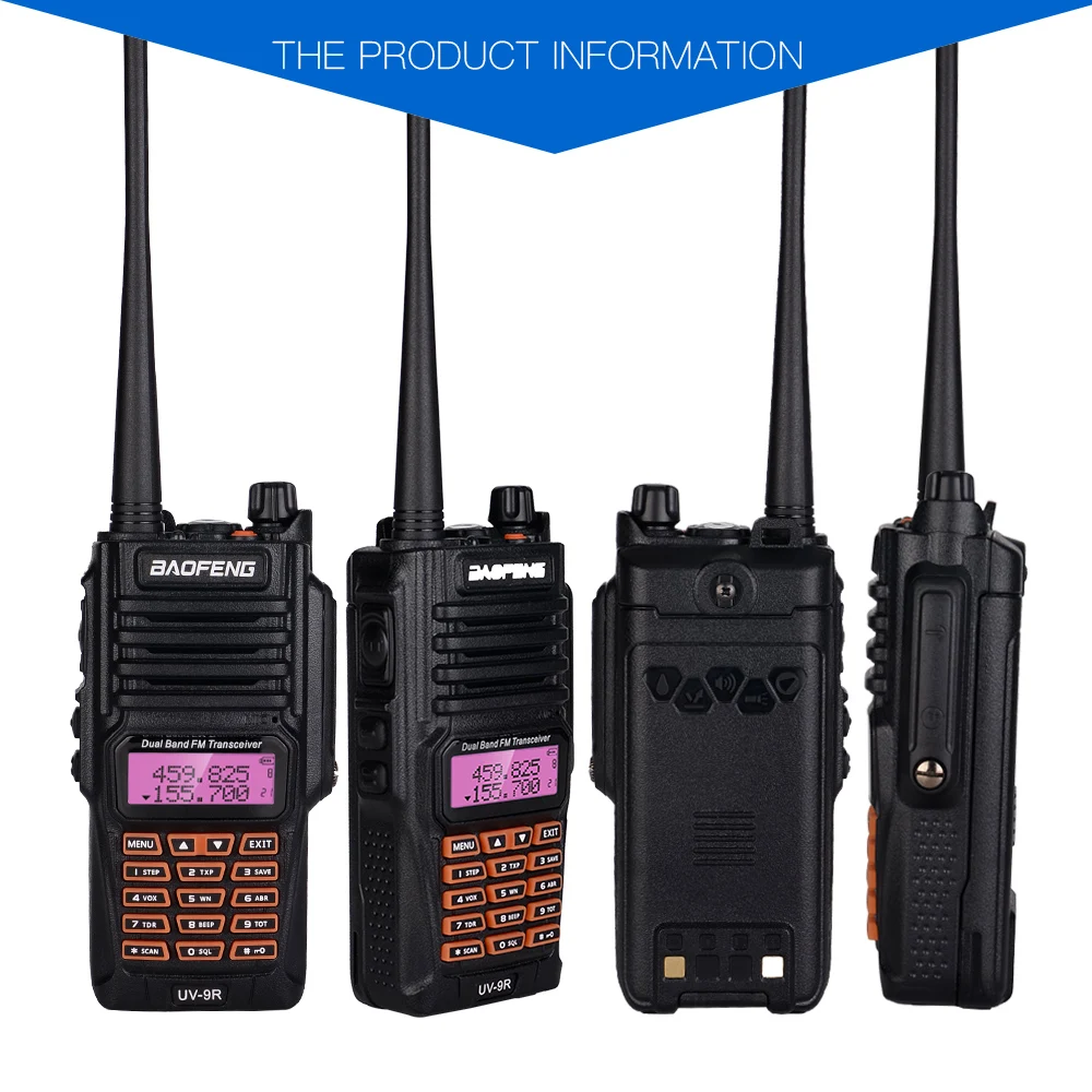 Рация Baofeng водонепроницаемая Двухдиапазонная 5 Вт УВЧ vhf двусторонняя с защитой