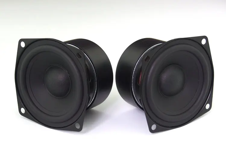 

2PCS Audio Labs New 2.5inch Full Frequency Speaker Driver Unit Mixed Paper Cone Human Voice 4/8ohm 10W Square Frame
