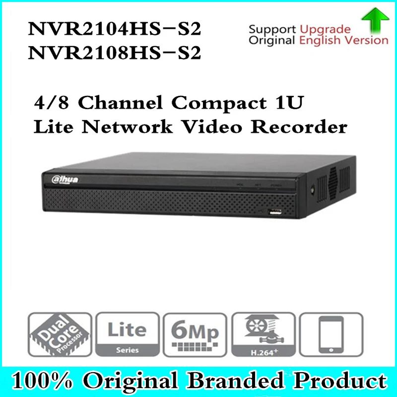 

Origina NVR2104HS-S2 NVR2108HS-S2 4/8 Channel Compact 1U Lite Network Video Recorder with SATA Interface Support H264+ IP Camera