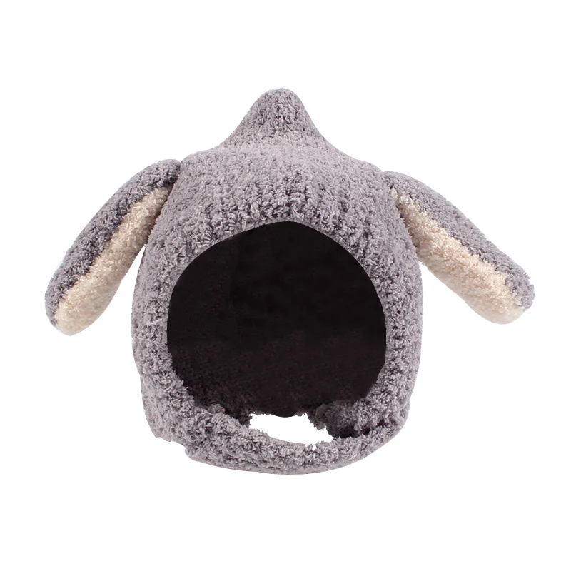 Velvet Cartoon Baby Hat Rabbit Ears Kids Beanie Hat Baby Boys Girls Photography Props First Birthday Gift Warm Baby Hat Winter (15)