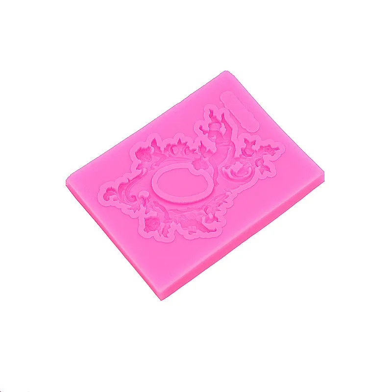 Гаджеты формы для помадки Цветочная рама резиновая Гибкая безопасная форма