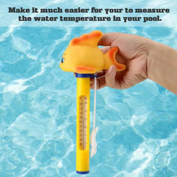 Новый плавающий термометр для бассейна мультфильм милый для спа ванны бассейна горячая ванна рыбный пруд XD88