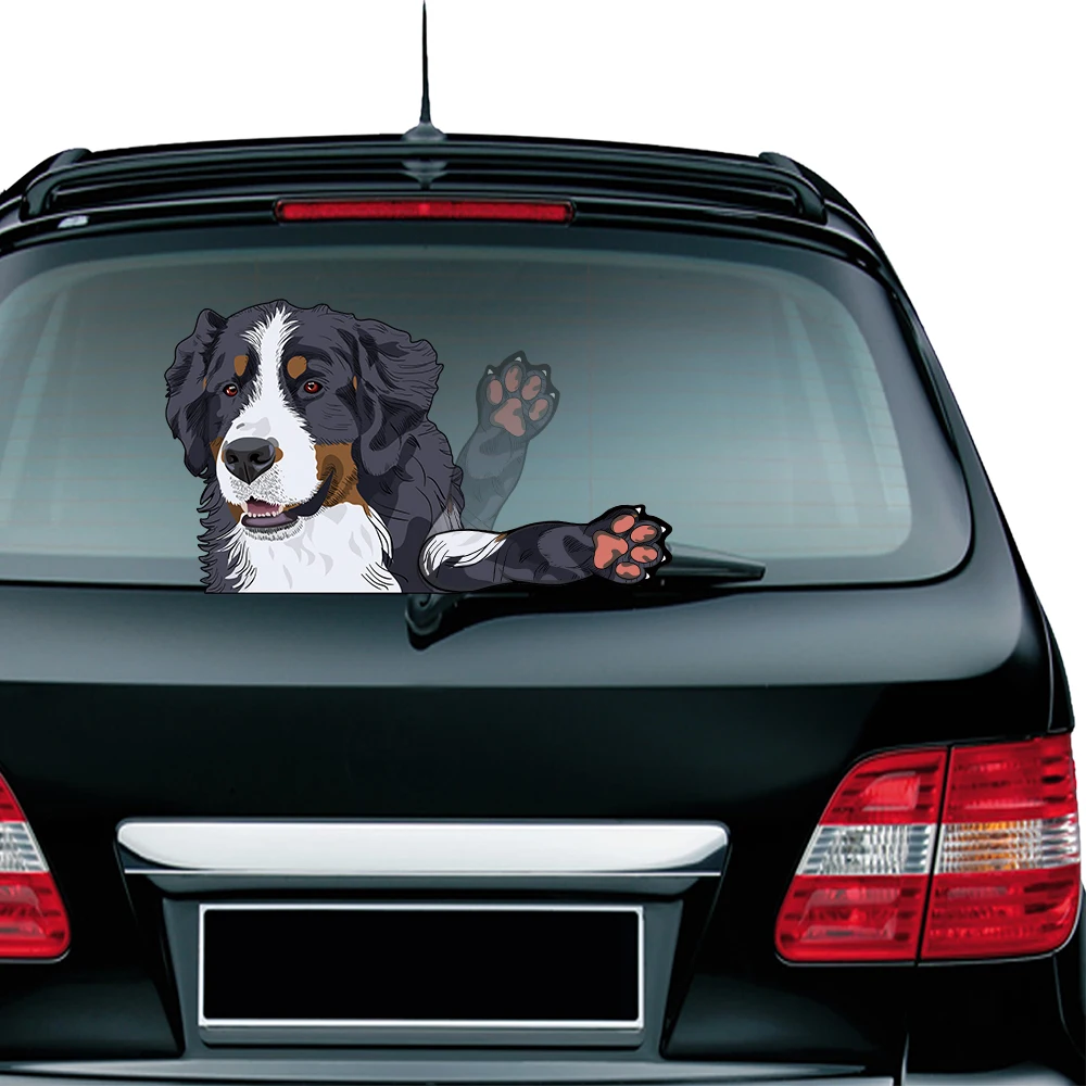 

Collie Waving Wiper Decal for Rear Wipers Windshield Window WiperSigns Car Styling Wagging Decals Stickers Wiper Decoration