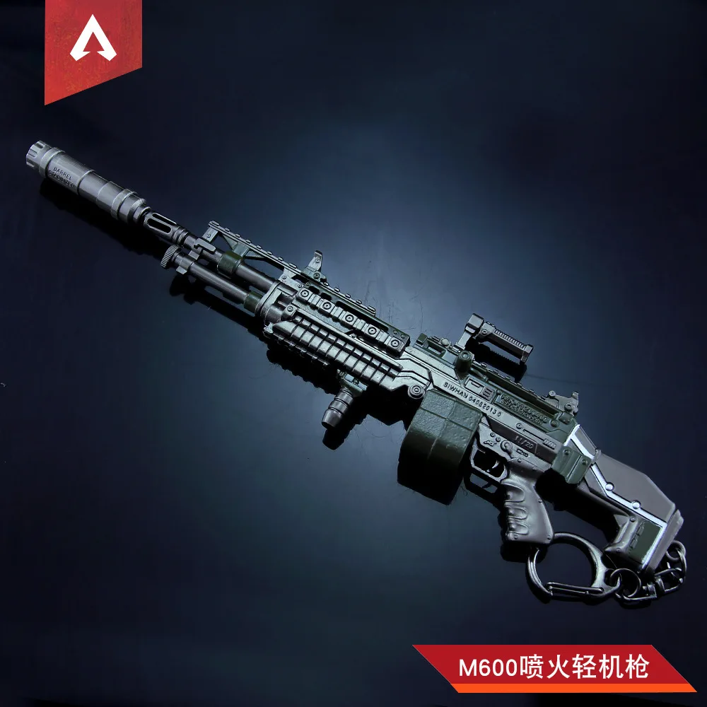 Apex Hero M600 Fire Spraying Light Machine Gun Alloy Weapon Toy Model Apex Legends Weapon Playerunknown S Battlegrounds Game Toy Guns Aliexpress