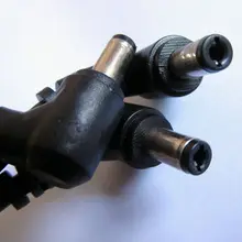 2 шт 22AWG DC наконечник разъем питания один кабель 5,5/2,5 мм Мужской Угол l-образный удлинитель контроль безопасности и т. д. 28 см