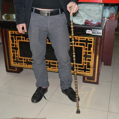 

The old man cane crutches leading copper Walker crutches entered a crutch Fu technology