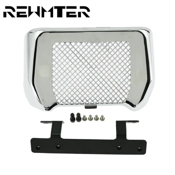 

REWMTER Motorcycle Oil Cooler Cover Case Kit with Bracket Radiator Guard For Harley Touring Road Glide Special Road King 2018-19