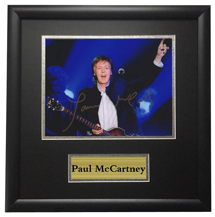 

Memorabilia Paul Mccartney come with SA COA autographed signed Photo Framed