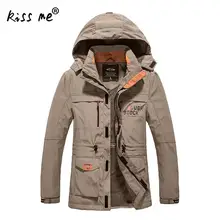 jaqueta masculina men’s casual thick outwear overcoat Winter jacket Men Windproof Hood parka mens jackets and coats windbreaker