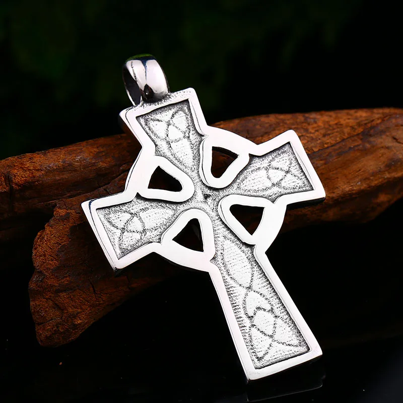 Beier 316L нержавеющая высокое качество викингов шаблон крест кулон ожерелье для мужчин амулет скандинавские ювелирные изделия LP460