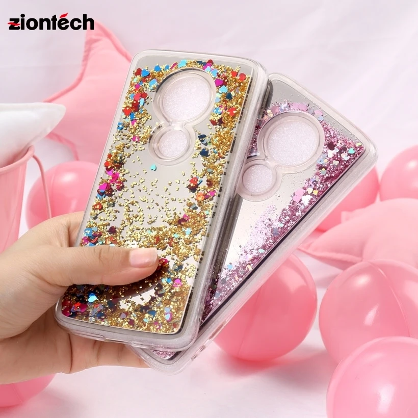 

Soaptree Cases For Moto E5 Plus+E5 Dynamic Mirror Liquid Quicksand Covers