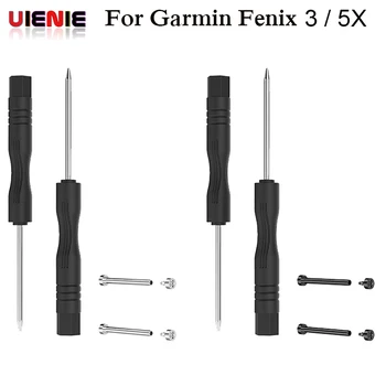 

Watch accessories for Fenix 3 hr Band Strap Stainless Steel Ear Rod Connecting Rod with Screwdrivers for Garmin Fenix3 Fenix5X