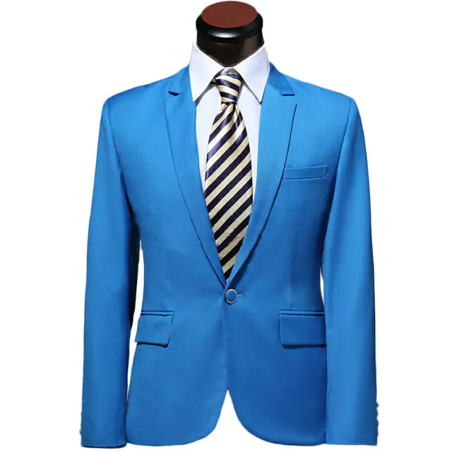 veste de costume bleu