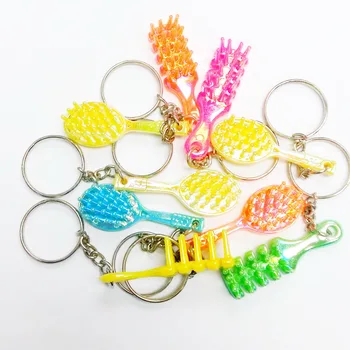 

12pc Mini Hair Comb with keychain Girls Kids Princess Birthday Party Favor Fun Craft Educational Toys Pinata Bag Filler Loot Gag