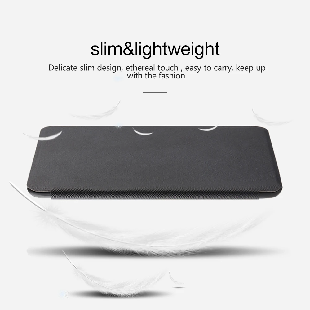 Slim-Smart-Folio-PU-Leather-Cover-Case-for-2018-New-Amazon-Kindle-Paperwhite-4-Screen-Protector
