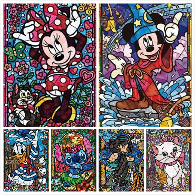 

LZAIQIZG 3D DIY Diamond Embroidery,Cross Stitch,Painting "Cartoon Characters",Full Square&Round Diamond Painting,Home Decoration