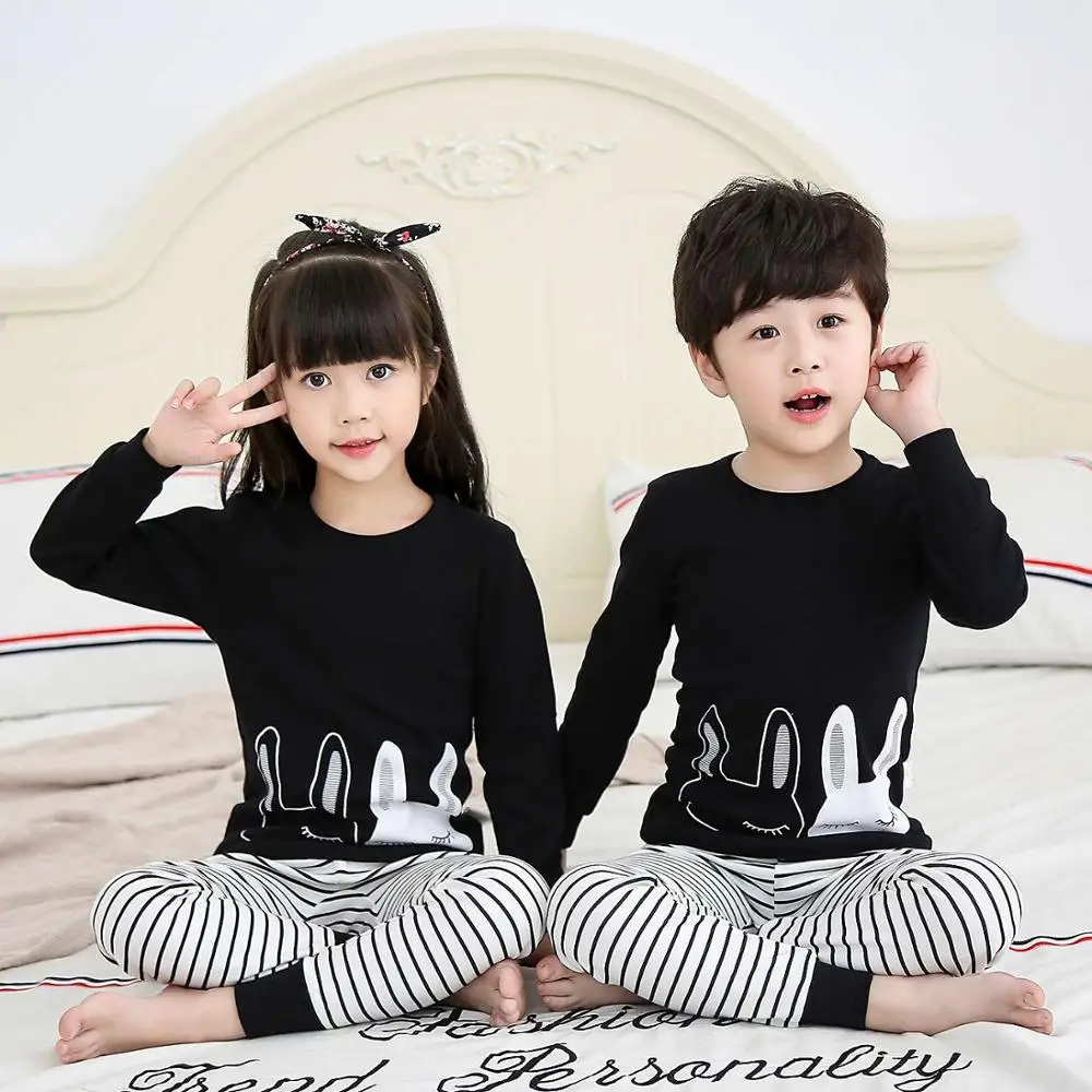 Пижама с длинными рукавами для мальчиков; детские пижамы; домашняя одежда с рисунком Тоторо; детская одежда для сна; Одежда для маленьких девочек; хлопковый комплект для малышей - Цвет: XB-15
