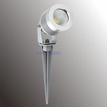 AC110-240V IP65 CREE COB светодиодный садовый декоративный фонарь 6 Вт Открытый ландшафтное освещение водонепроницаемый точечный светильник Светодиодный лампа на штативе 8 шт./лот