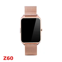 SURMOS Bluetooth Phone Wristwatch Z60 with Sim Card Slot Camera for IOS Iphone Android Samsung Smartphones