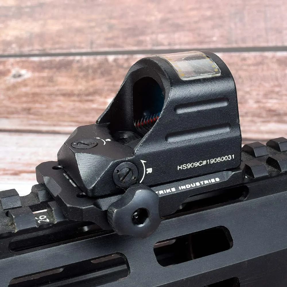 

New Solar Red Dot Sight Trijicon RMR Docter Holographic Scope Riflescope with Mounts for 20mm Rails for Airsoft