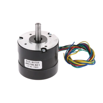 

57mm 36V 46W Brushless DC Motor 3 Phase 57*57*55mm 0.11N.m 8mm Round Shaft 4000RPM BLDC Motor For 3D printer DIY Design