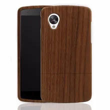 100% Natural Real Wooden Case For LG Nexus Google 5 Nexus5 Cases Bamboo Wood Hard Back Cover For Google 7 Mobile Phone Covers