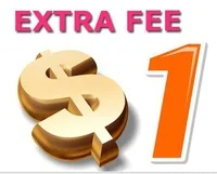 

Extra Fee/Cost just for the balance of your order/shipping cost as discussed