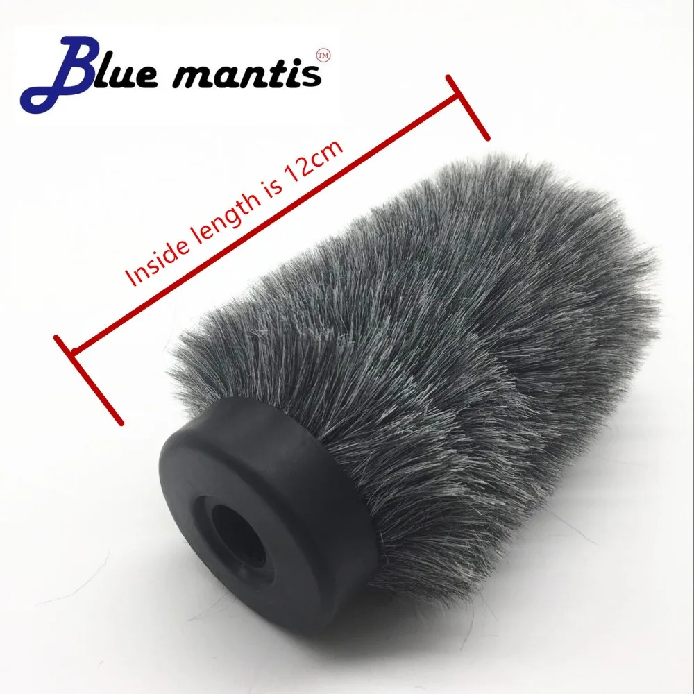 Furry Windshield For Microphonefur Proteção Mic Entrevista ao ar Livre Blue Mantis Dead Cat Mke600 Ecm673674 12cm - Image 6