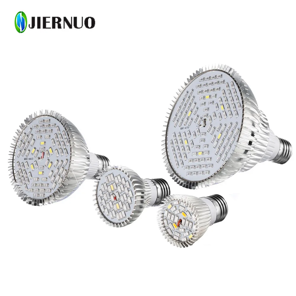 JIERNUO Full Spectrum Led Grow Light 18W 30W 45W 80W LED ...