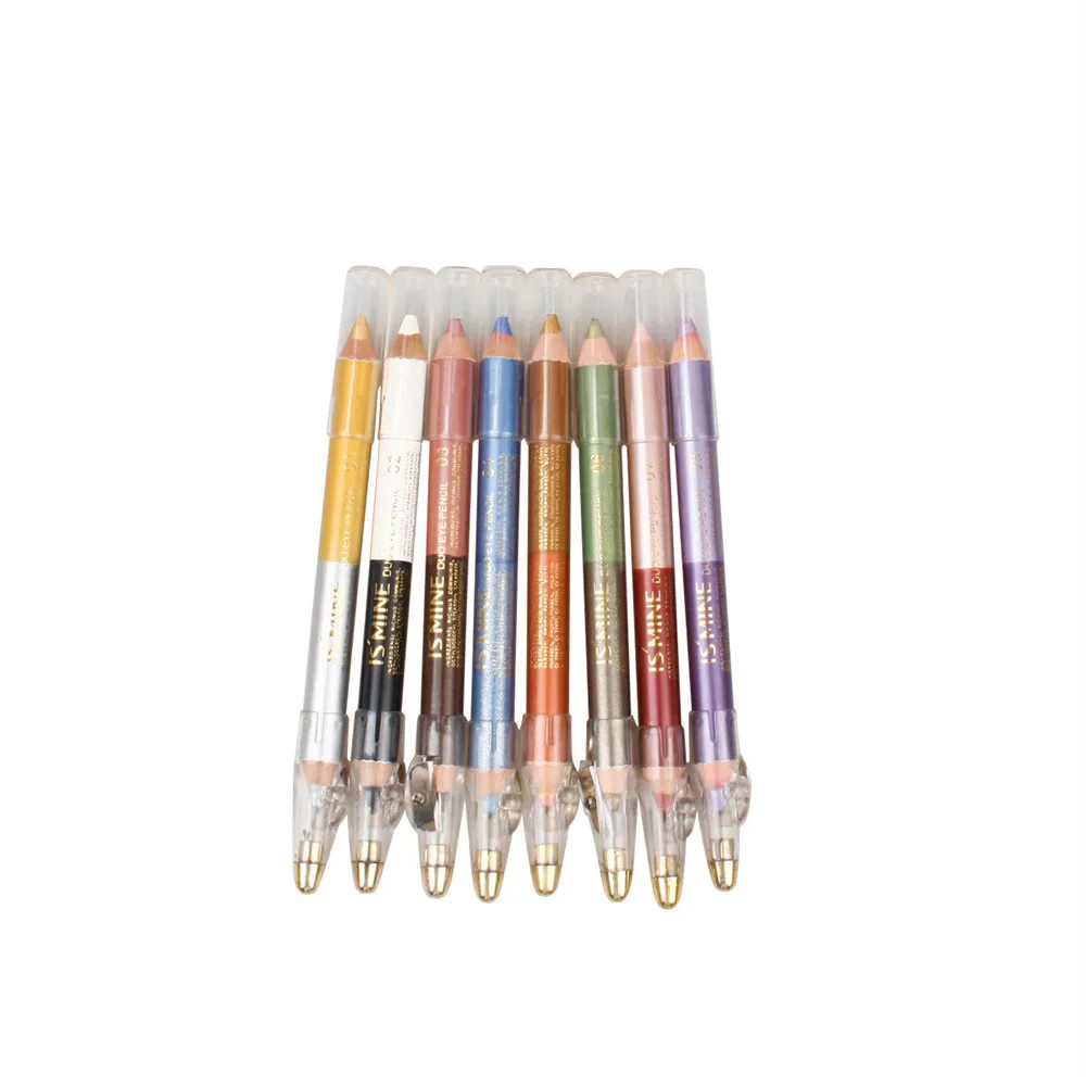 Beauty Maquiagem Lapis De Olho двухглавый перламутровый карандаш для теней для век, карандаш для шелкопряда, прочная водостойкая ручка